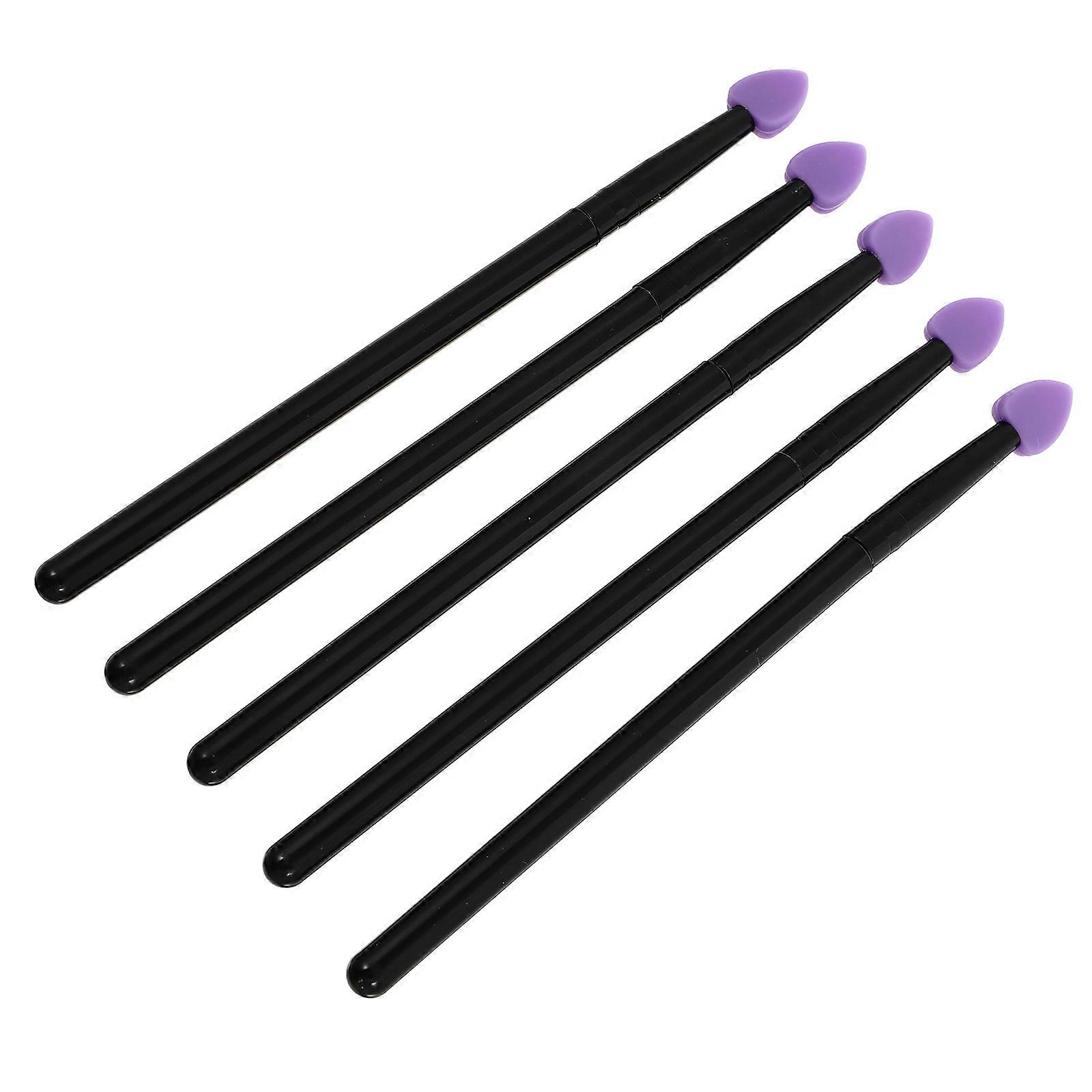5PCS Silicone Eyeshadow Makeup Brush Multi-function Eyeshadow Cosmetic Brush
