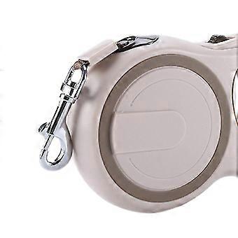 Retractable Dog Leash Pet Walking Leash Anti Slip Handle Tangle Free Reflective for Small Dogs Cats Up to 44lbs Khaki 5m/16.4ft Szrhkj141