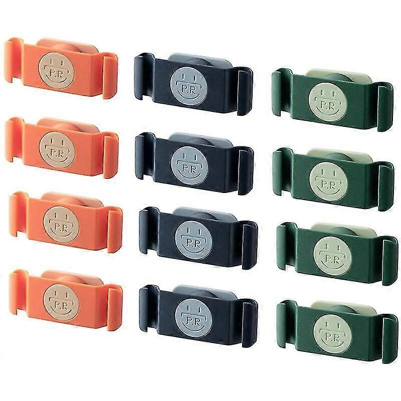 12 Pcs Healwe Cable Holder Clips, Self-adhesive Cable Management, Multi-purpose