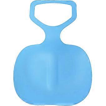 Schneeschlitten Kinder Schneerutsche Popor Rutsche Schnee Flexible Kunststoff Rutsche Schlitten (blau)