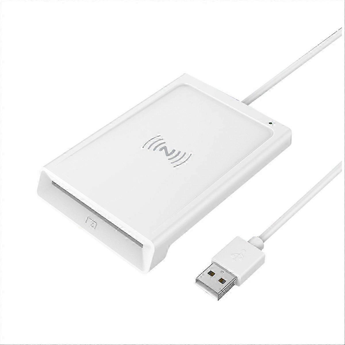 Contact + NFC 2-in-1 Smart Card Reader PC-linked Dual-Interface