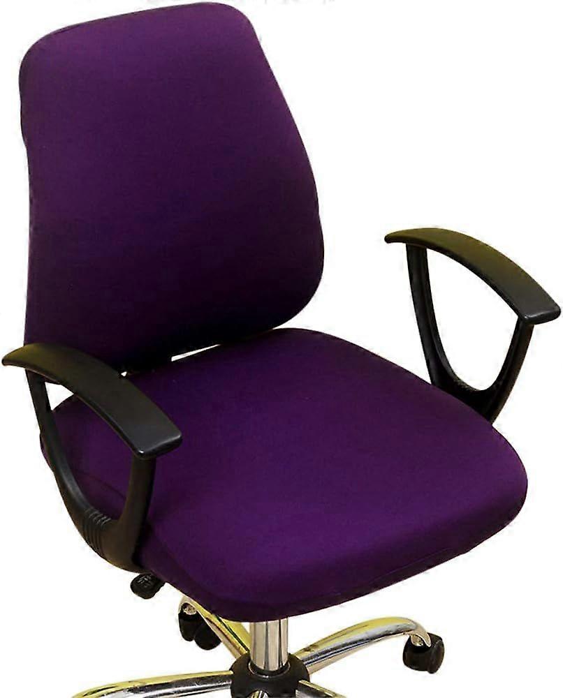 Computer Office Chair Cover, Split Protective & Stretchable Rotating Armchair