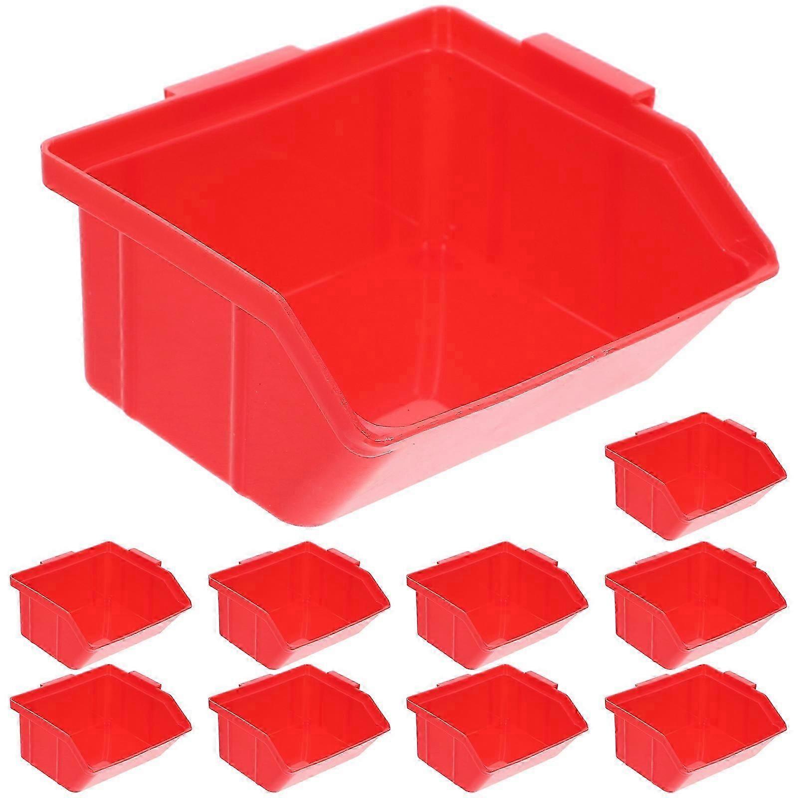 Plastic Storage Bins | 10 Pieces