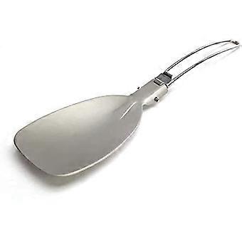Camping Cooking Utensil Ultralight Aluminum Alloy Outdoor BBQ Spatula HeatResistant Nonstick Tool