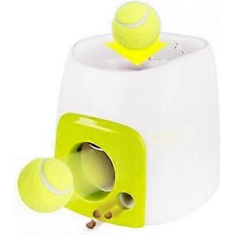 Automatic Pet Feeder With Tennis Ball Fetch For Puppy Funny Dog