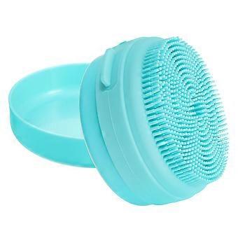 Silicone Body Scrubber with Ergonomic Grip and Rope Handle, Gentle Exfoliating Bath Brush
