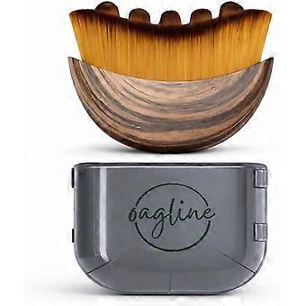 Cepillo linfático para rostro y cuello, herramienta de drenaje, cepillo de contorno, Kabuki