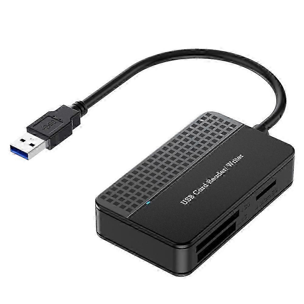 Reader 4-In-1, TF SD MS CF Card Reader Multi Card Adapter External for Computer Camera USB 3.0 Interface apex