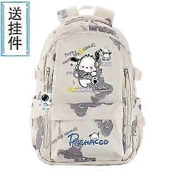 Sanrio Cartoon Pochacco Serie Junge und Mädchen Kawaii Rucksack, große Kapazität Kinder Freizeitrucksack, Geburtstagsgeschenk