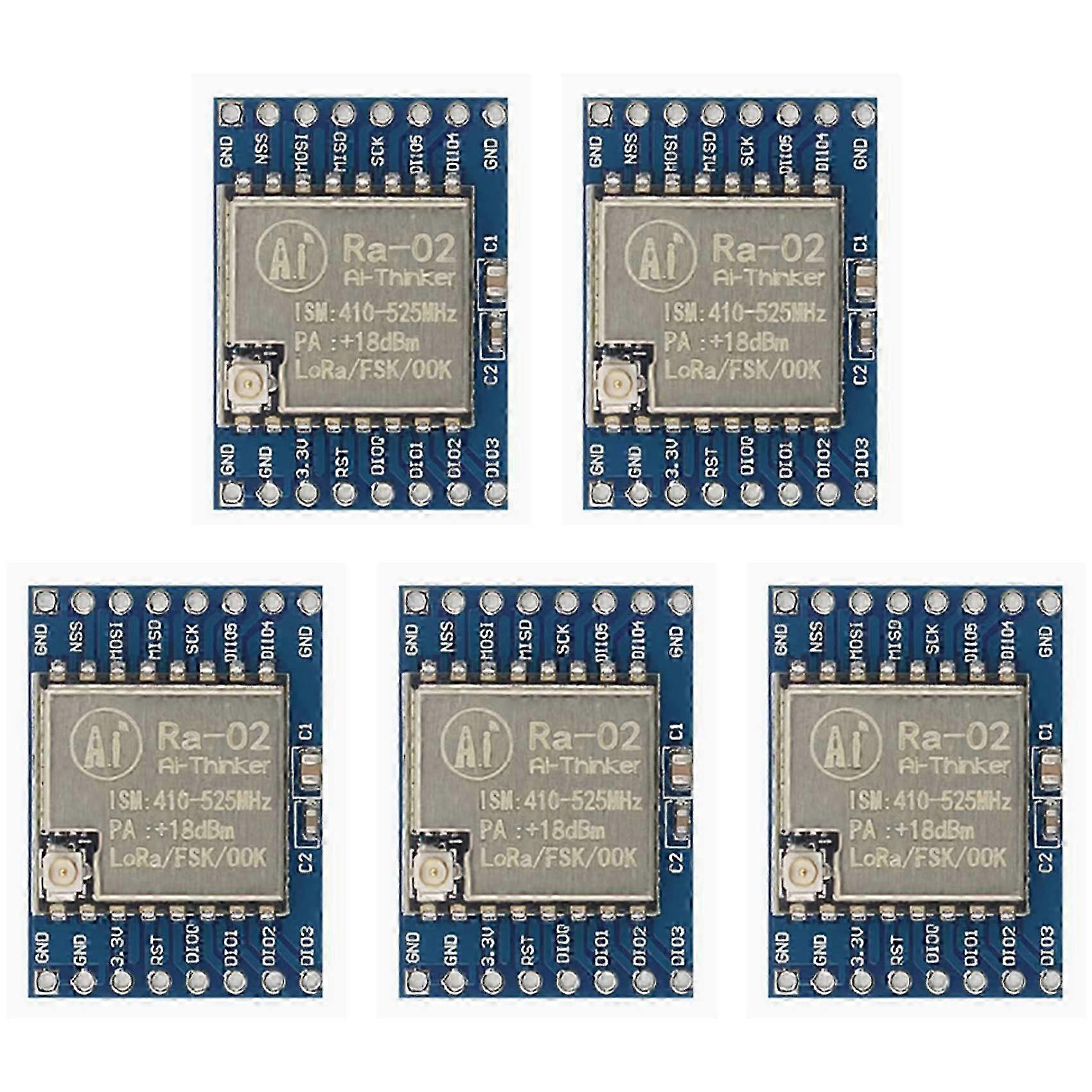 5X SX1278 LoRa Module LoRa 02 433M Adapter Module Wireless Transmission SPI Communication Module