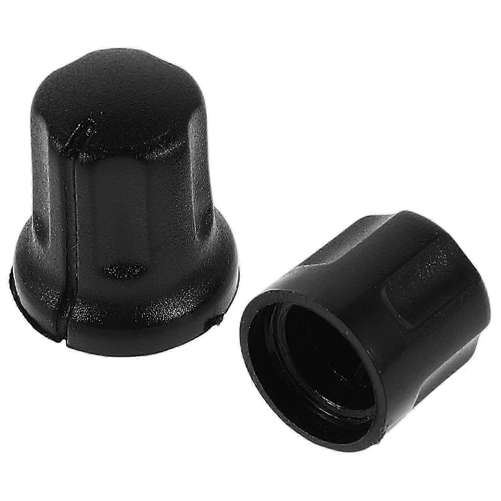 2pcs Rotary Control Knobs for Guitar Potentiometer Precision Volume & Tone Control with Threaded Insert Shaft for Easy Replacement and Accurate