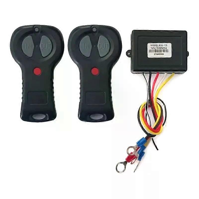 For Badlands-Wireless Winch Remote 1 Pair Wireless 12V Handset Switch Controller P9JC