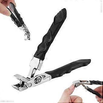 Professional Nail Clipper, Stainless Steel Nail Clipper for Hard and Thick Feet, Angled Head for Outfany Nail Clipper, for People