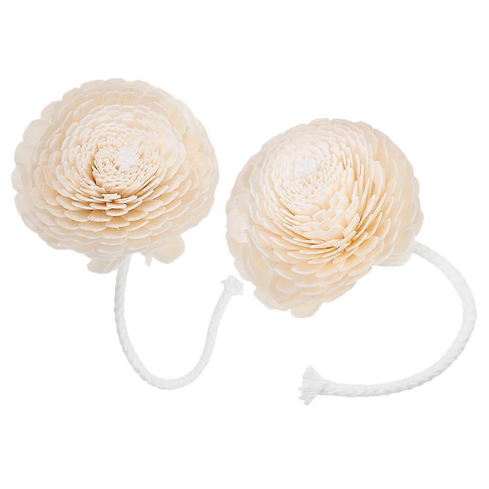 Flower Fragrance Diffuser for Home with 8Pcs Bendable Cotton Rope Diffusers