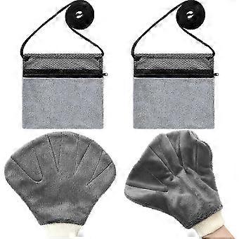 4 Stück Zuckergleiter Bonding Pouch & Handschuh Handschuhe bissfeste Hamster Tragetasche für Kleintiere & Käfigzubehör