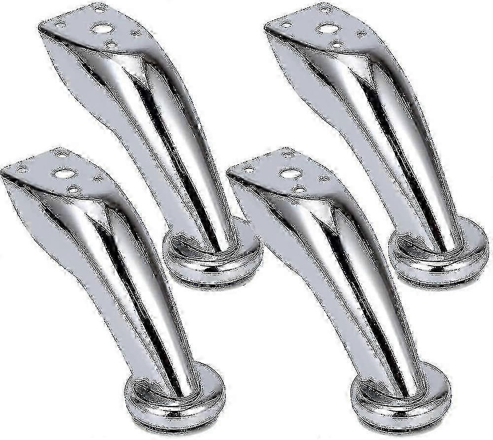 Möbelbeine für Sofas, Stühle, Edelstahl 4 Stück