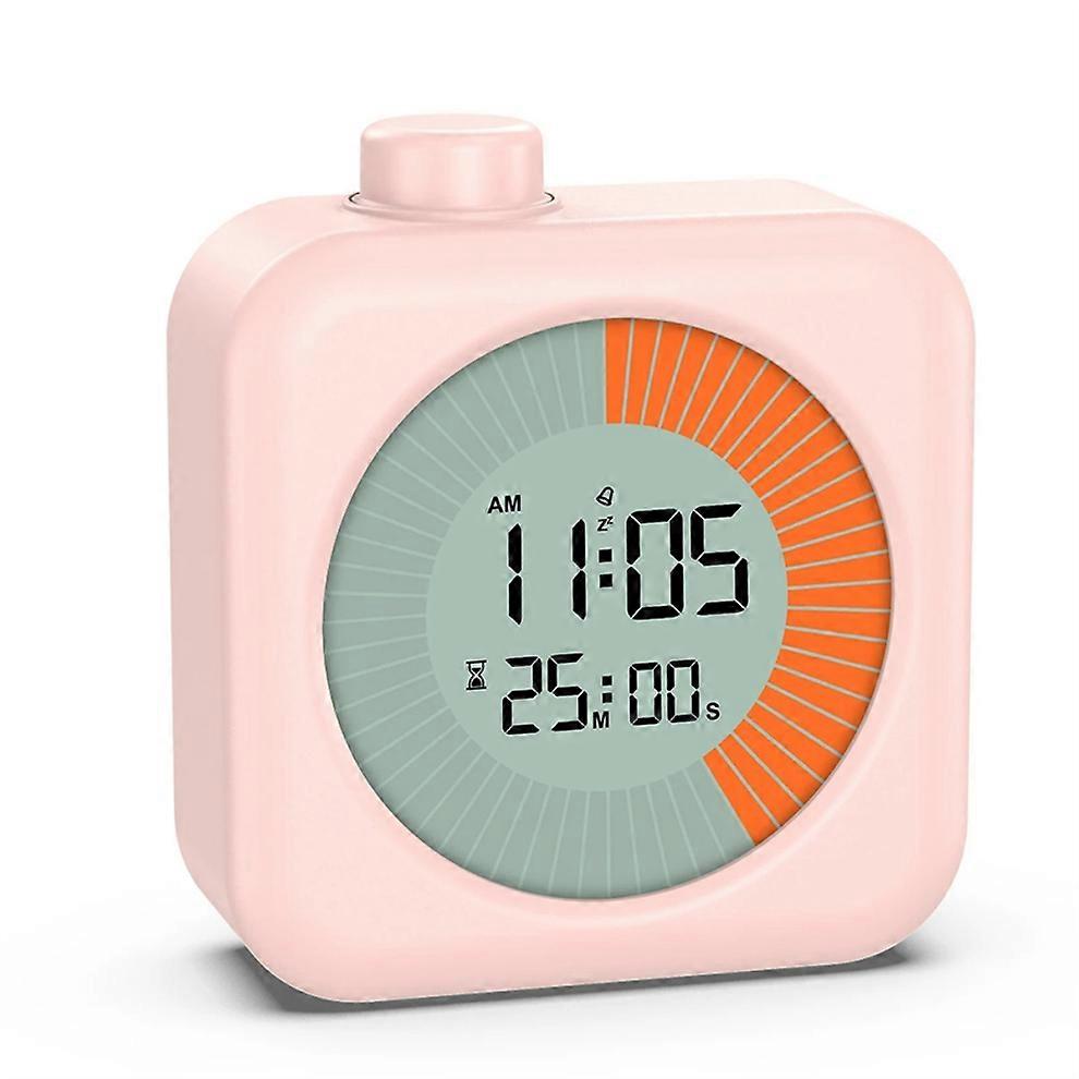 Digital Visual Timer 3 in 1 Clock with 60-Minute Countdown Stopwatch for Kitchen Cooking Study Teaching