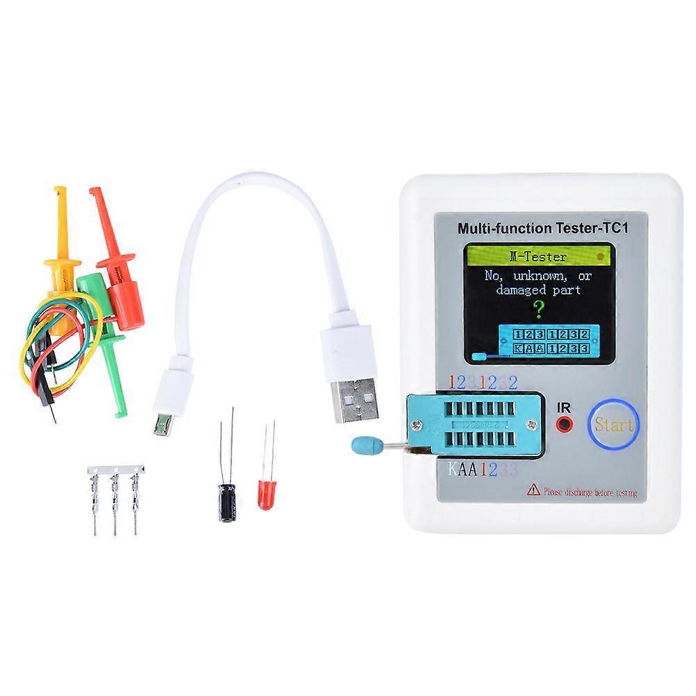 Portable Multifunction Full Color Graphics Display Diode Triode Capacitor Transistor Tester