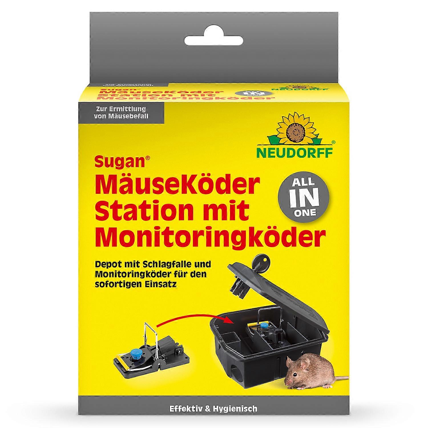 NEUDORFF Sugan® Mouse Bait Station with Monitoring Bait, 1 piece