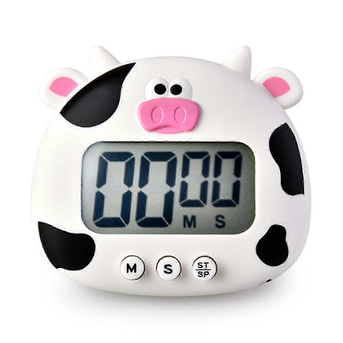 Large-Display Cartoon Animal Kitchen Timer