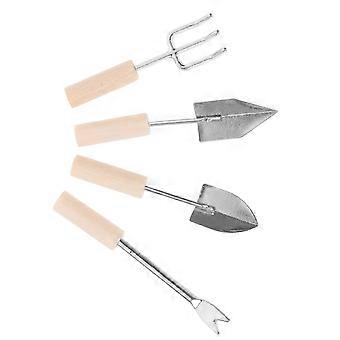 Miniature Gardening Tool for Decor with 1Set Miniature Tools Dollhouse Garden