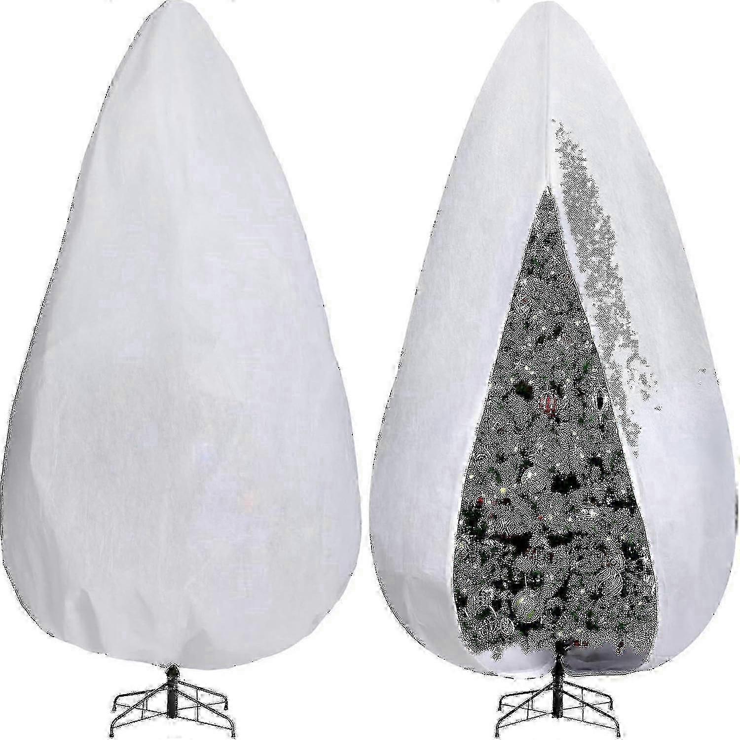 Upright Tree Bag With Zipper Drawstring