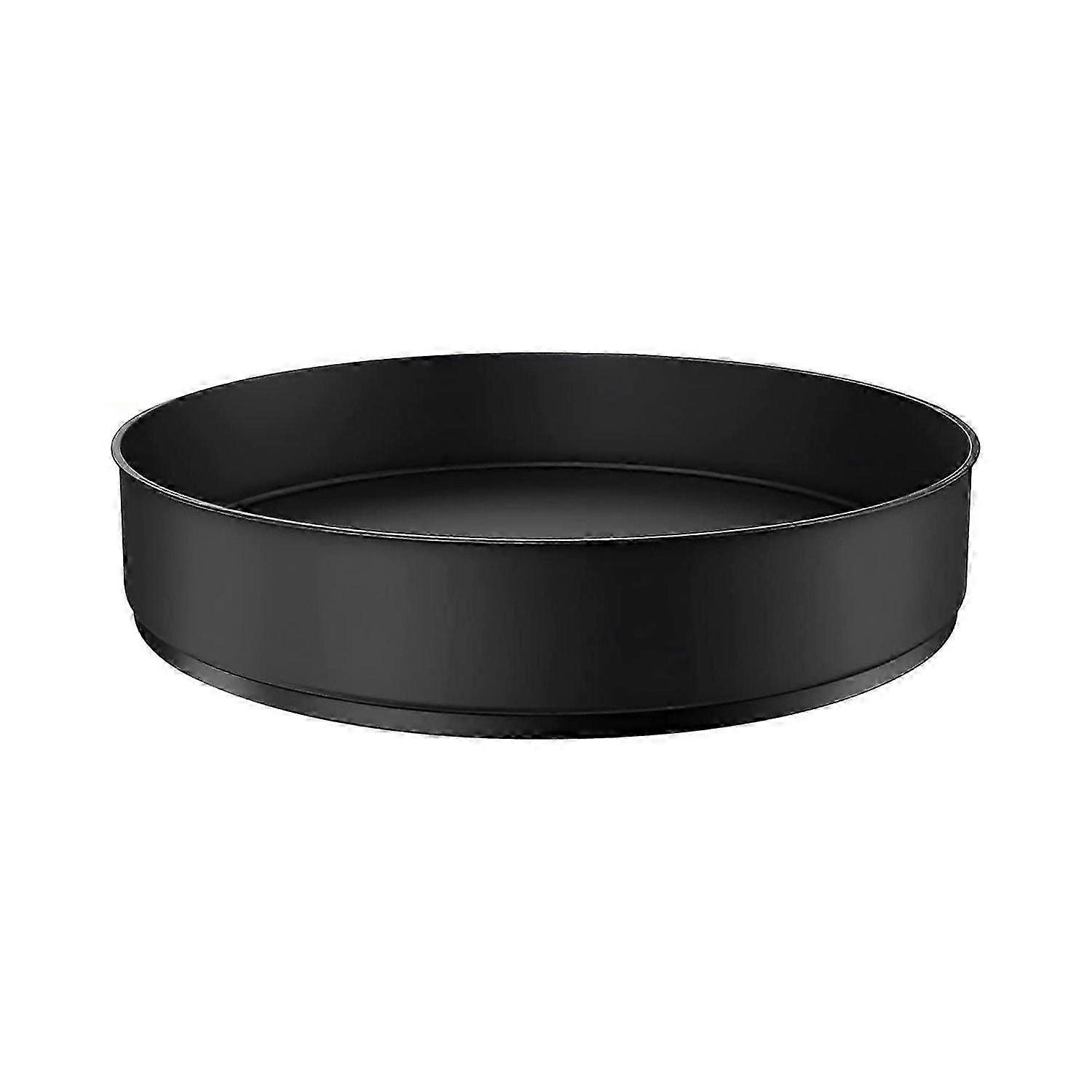 Multi-Functional 360-Degree Rotating Spice Rack Kitchen Storage Box Medium 26cm Black