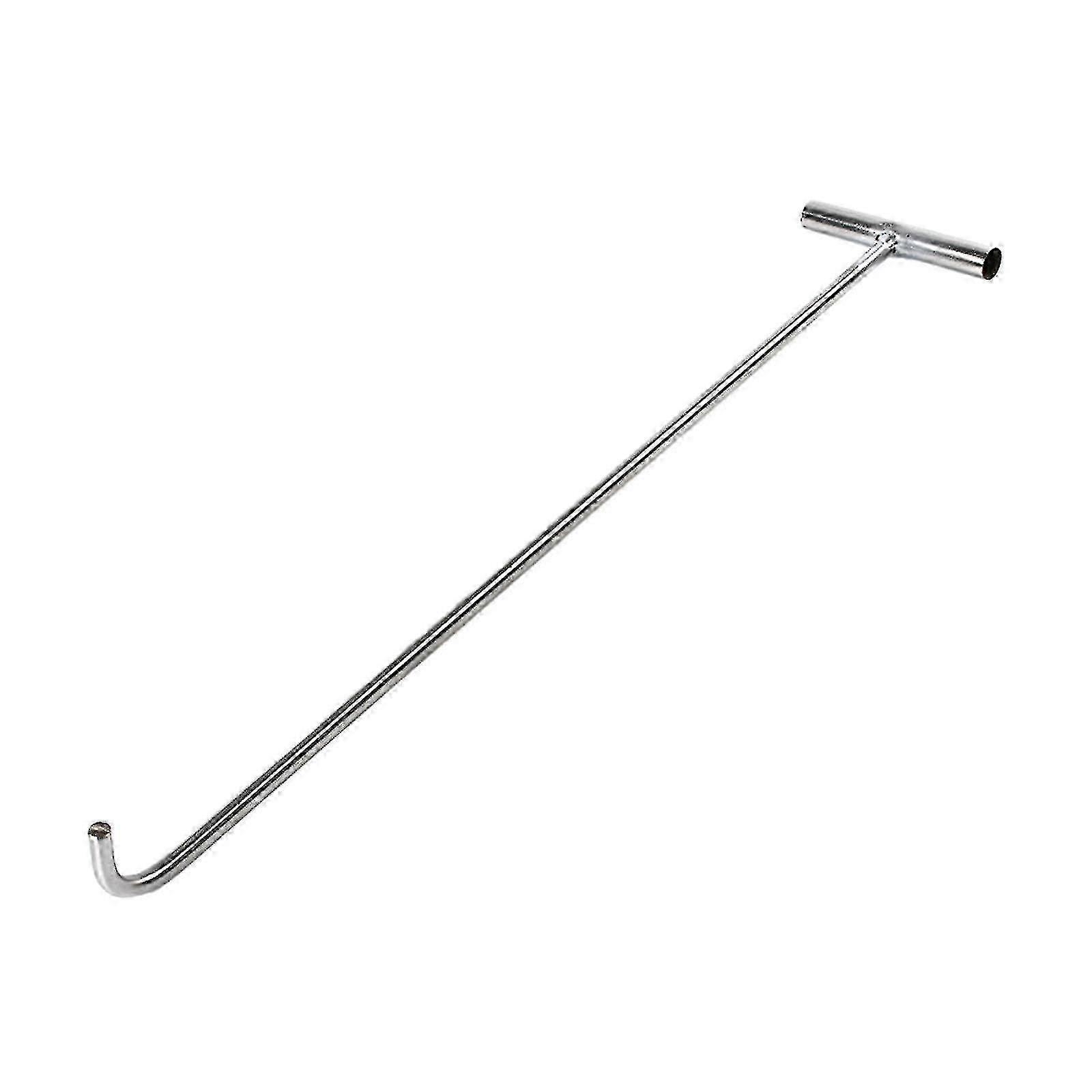 Heavy Duty T Shape Manhole Hook Tool for Well Lid Moving Pulling