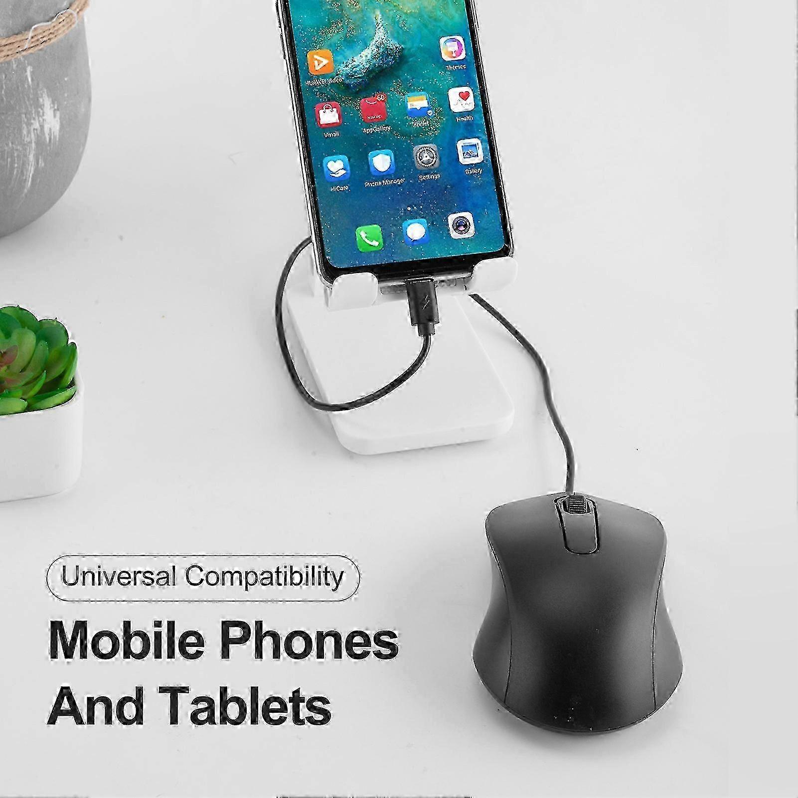 USB-C Wired Mouse 1000DPI Silent Ergonomic