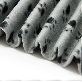 Grey Fleece Pet Blanket 100x70cm Warm Cozy Double-Sided Soft Dog Cat Bed Mat Floor Cushion Car Seat Protector Machine Washable