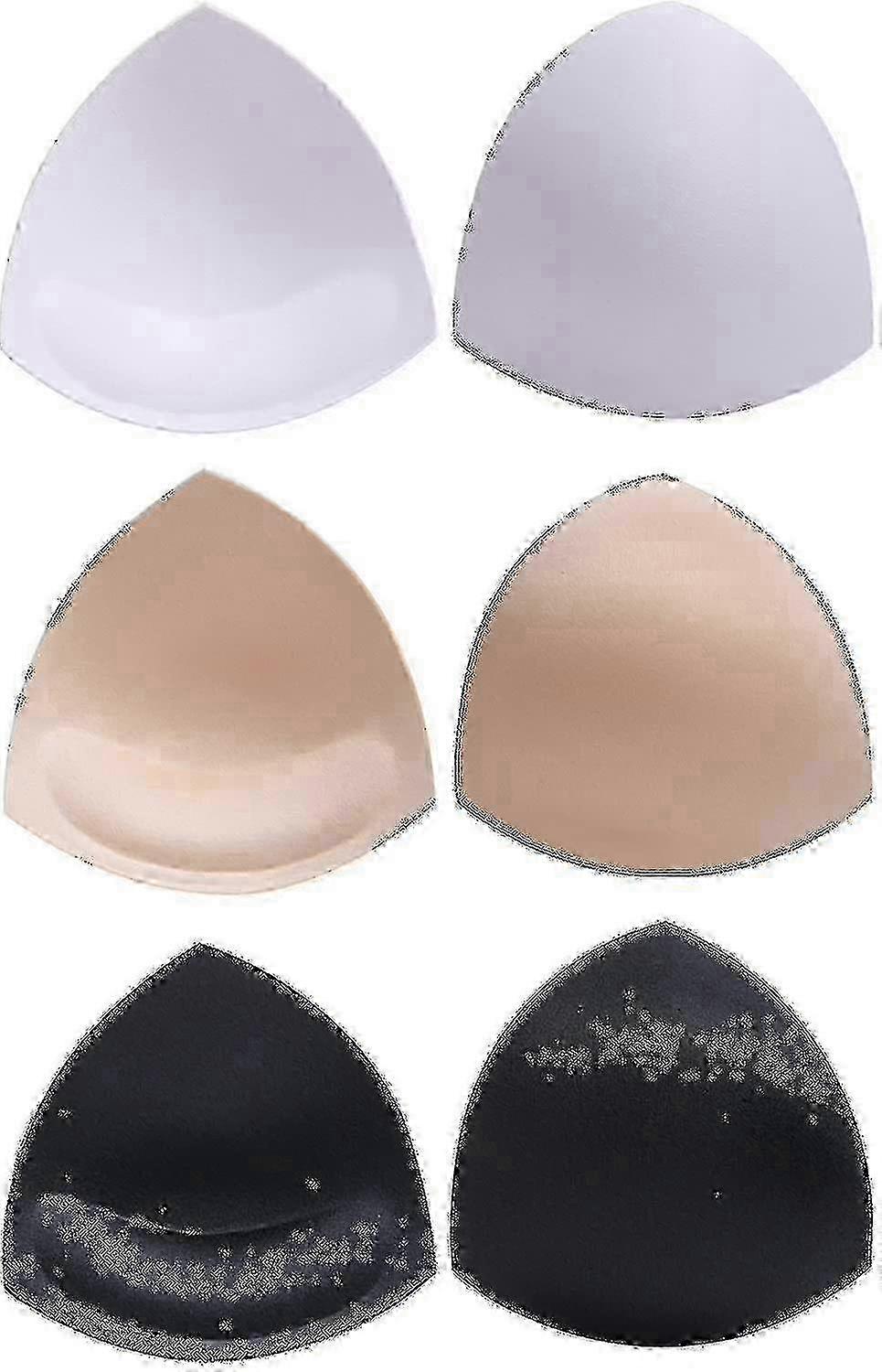 Bra Pads Bikini Pad Bra Inserts Push-up Pad, 3 Colors, Triangle - jjS