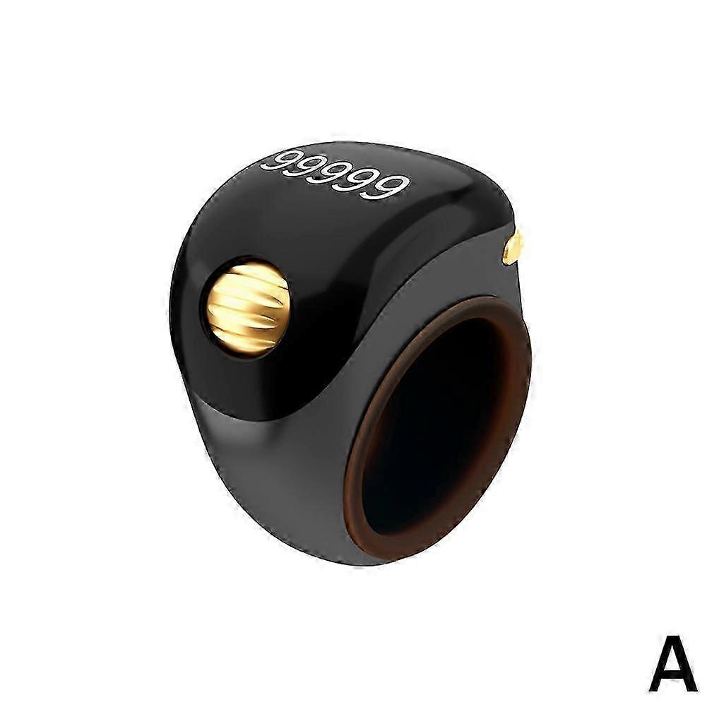 Silent OLED Smart Zikr Counter Ring