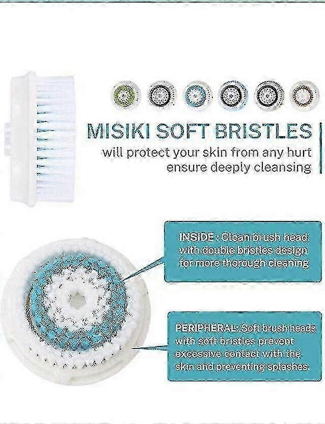 4 Replacement Brush Head Sensitive Compatible With Clarisonic Mia 1 2 3-Good