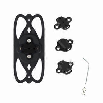 Shockproof Bike Phone Holder Stable Black Phone Holder Mount Quick Release for Wahoo/Garmin/Bryton Computer Mount Systems