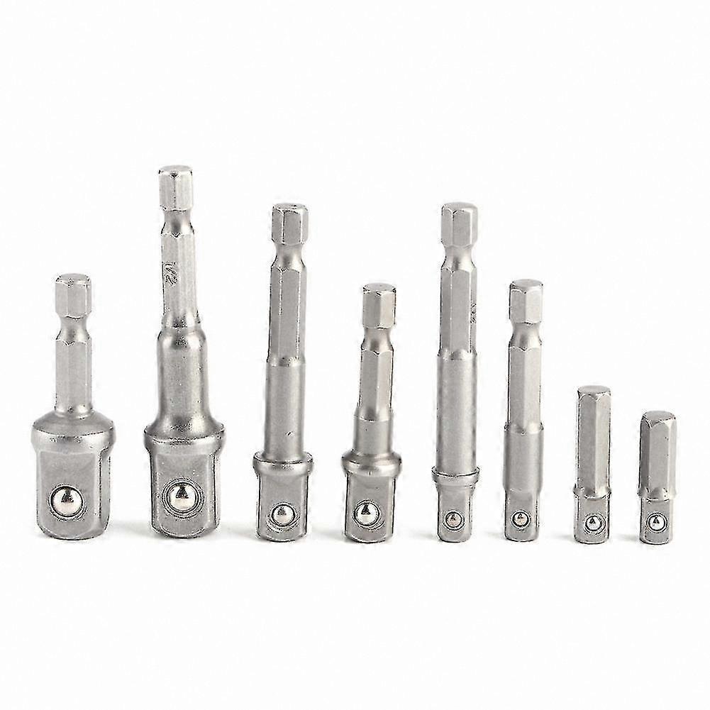 8-Piece Hex Shank Socket Adapter Set