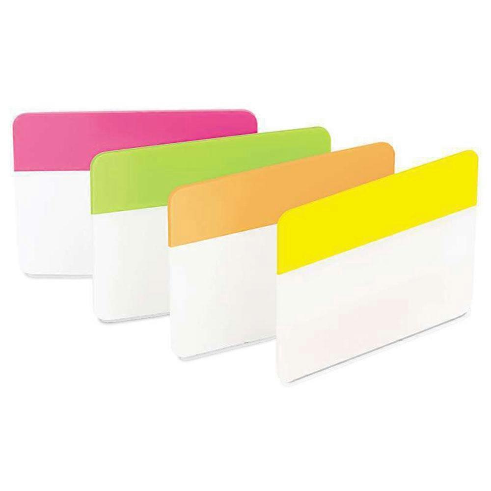 PLOY Post-It Durable Filing Tabs 24 Pieces Writable Repositionable Long Lasting