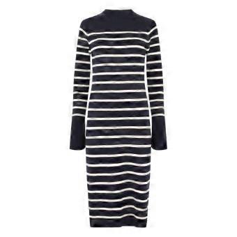French Connection Womens/Ladies Milena Striped Crew Neck Bodycon Dress