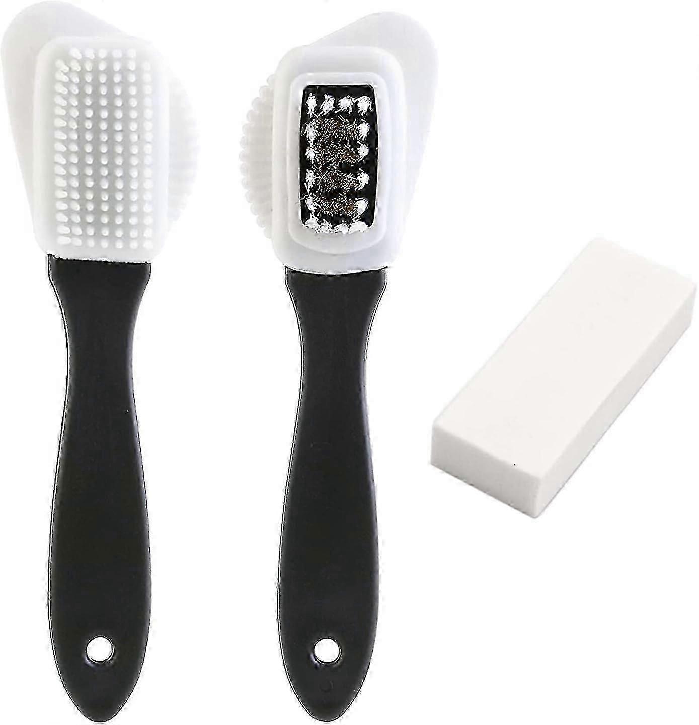 Suede Nubuck Brush Set With Eraser