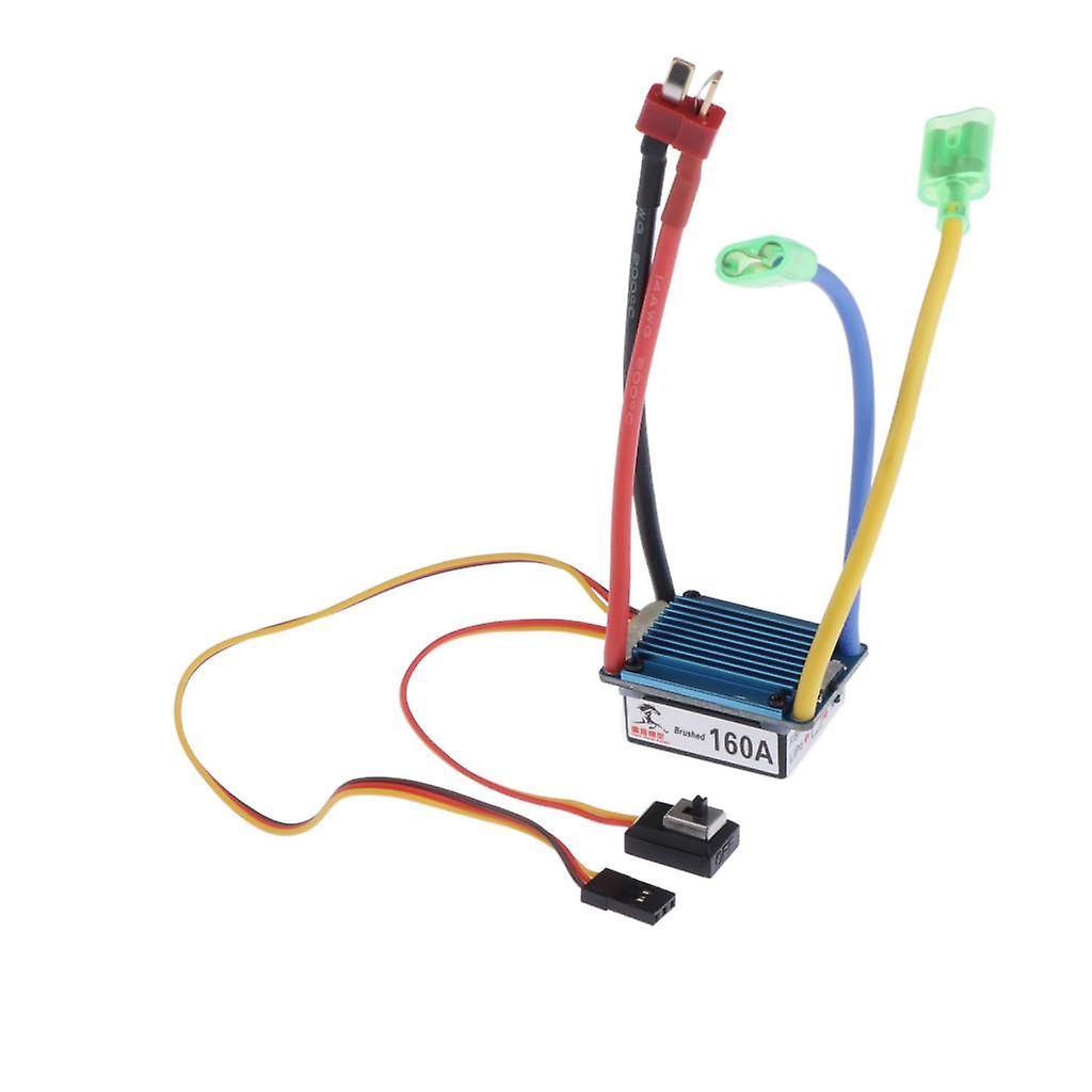 160A Speed Controller Waterproof Brushed ESC for RC Car Boat T Plug
