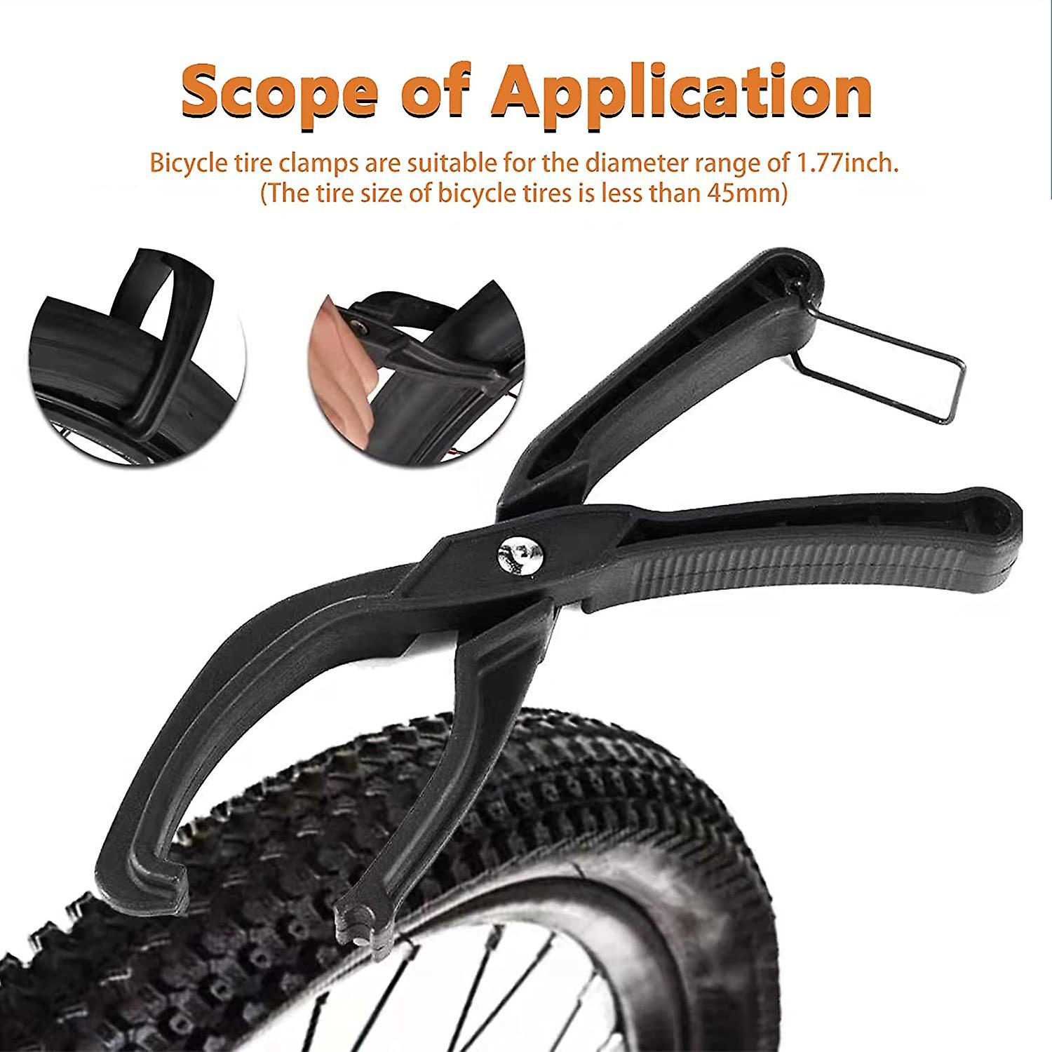 Tire Changing Kit 2-Pack Bike Tire Levers Heavy Duty Tire