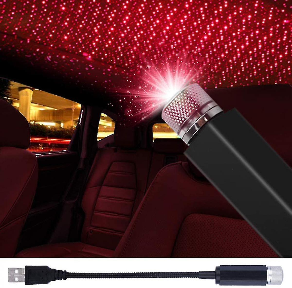 Usb Car Roof Star Night Light Led Show Romanttinen ilmapiiri Tähti yöprojektori