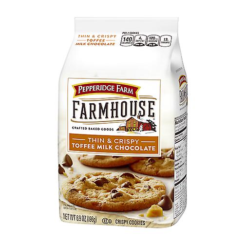 Pepperidge Farm Farmhouse Thin & Crispy Toffee Milk Chocolate Cookies