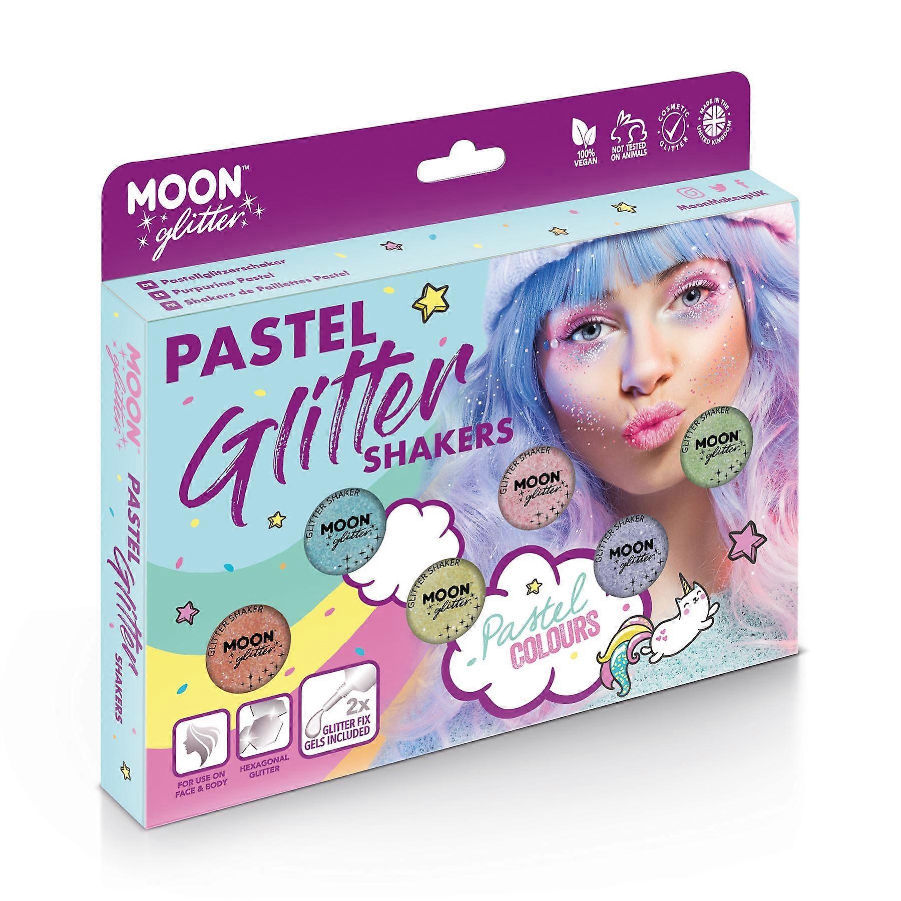 Moon Glitter - Pastell Glitter Shaker - Boxset