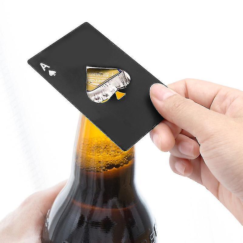 2pcs Multitool Poker Multipurpose Metal Card Bottle Opener Tool