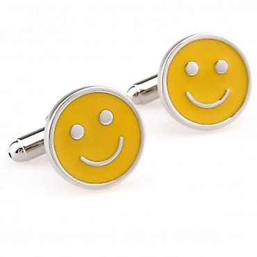 High Quality French Cufflinks Cuff Cufflink Men's Cufflinks Smiling Face Cufflinks