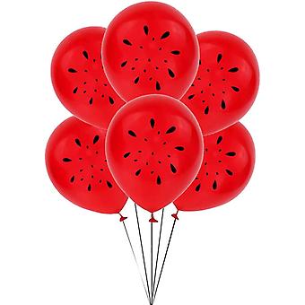 11Pcs Helium Ballons Obst, Orangen Früchte Ballons Partyzubehör, Sommer Obst Thema Party Dekoration Zubehör