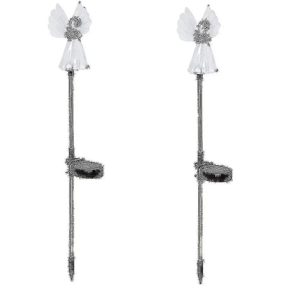 Solar Light Angel Shape 2 Pack