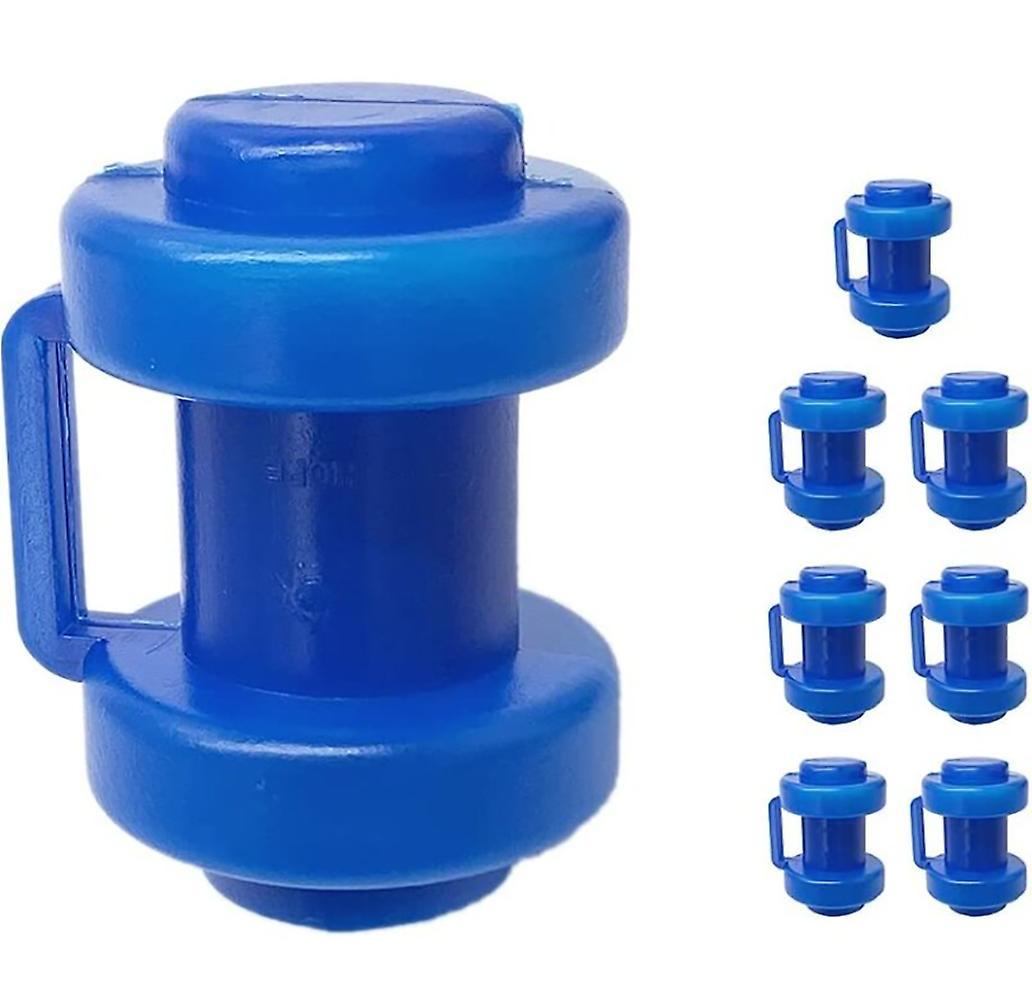 Trampoline Post Cap for Trampoline Net Posts Safety Net Replacement Parts 8 Pcs Trampoline Net Pole End Caps 25mm Blue