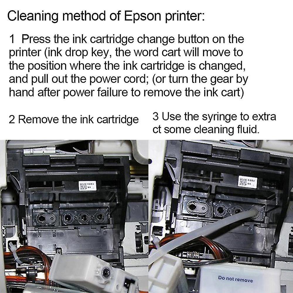 Light 100Ml Cleaning Fluid Dye Cleaner For Epson For Canon For Brother Inkjet Printer For Dye Cleaning