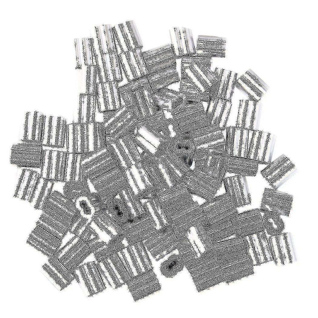 100pcs Aluminum Crimping Loop Sleeve For 3mm Diameter Wire Rope And Cable